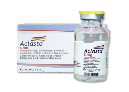 Aclasta - Thuốc điều trị bệnh xương, calci máu do ung thư hiệu quả