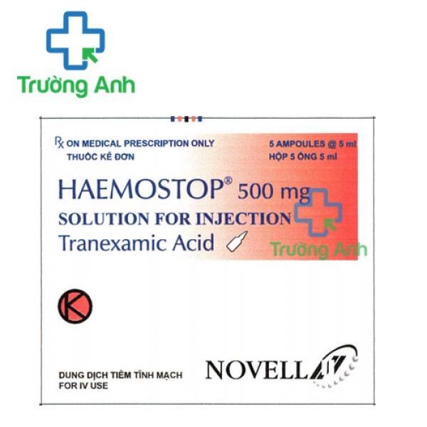 Haemostop 500mg/5ml Novel - Điều trị và phòng ngừa chảy máu