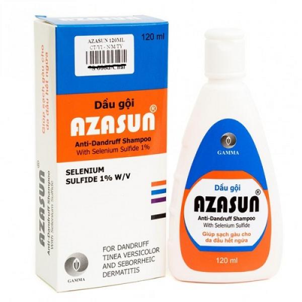 Dầu gội Azasun 1% - Giúp vệ sinh da đầu, giảm gàu cho da đầu hiệu quả.