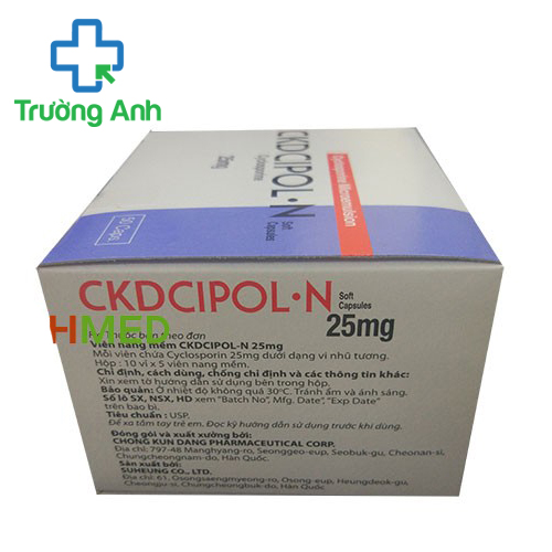 CKDCipol-N 25mg - Thuốc điều trị ghép tạng tốt nhất hiện nay