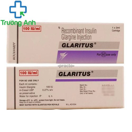 Glaritus 100IU/ml Wockhardt - Thuốc điều trị đái tháo đường