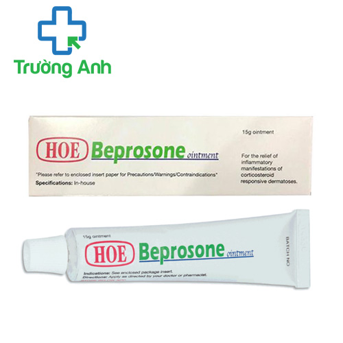 Beprosone ointment 15g - Thuốc bôi ngoài điều trị viêm da của Malaysia 