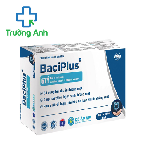 BaciPlus - Bổ sung lợi khuẩn, tăng cường chức năng hệ tiêu hóa