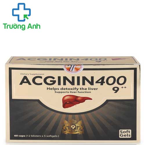 Acginin 400 9++ - Bổ sung vitamin, giúp giải độc, tăng cường chức năng gan