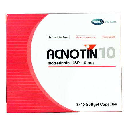 Acnotin 10 - Thuốc điều trị bệnh trứng cá nặng hiệu quả của Thái Lan