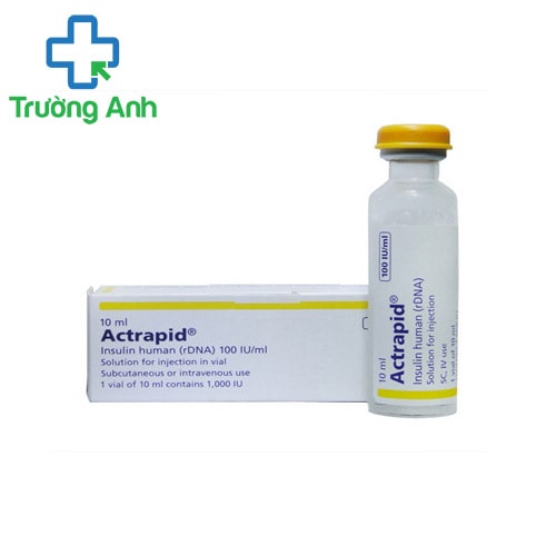 Actrapid 100IU/ml - Thuốc tiêm điều trị bệnh đái tháo đường hiệu quả
