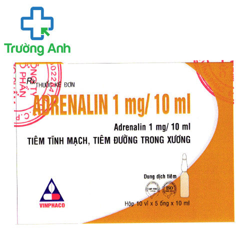 Adrenalin 1mg/10ml Vinphaco - Thuốc hồi sức tim phổi hiệu quả