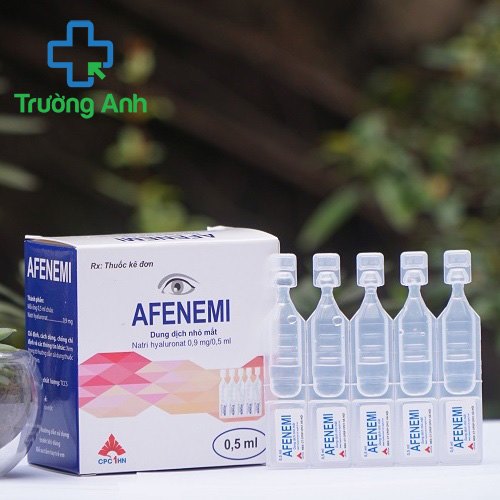 Afenemi - Thuốc điều trị khô mắt, rối loạn biểu mô giác mạc hiệu quả