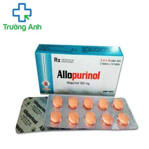 Allopurinol 300mg Domesco - Thuốc điều trị bệnh gút, tăng acid uric huyết
