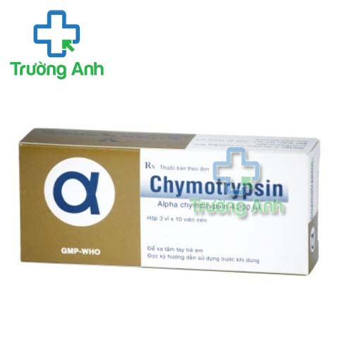 Alpha Chymotrypsin 4200IU Bidiphar - Thuốc chống viêm, giảm phù nề