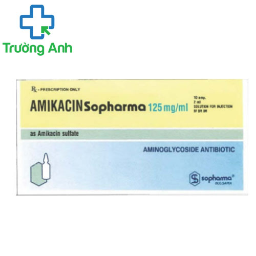 Amikacin 125mg/ml Sopharma - Thuốc điều trị nhiễm khuẩn nặng