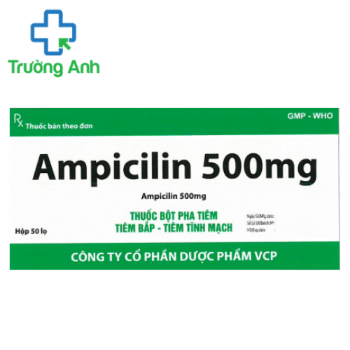 Ampicilin 500mg - Thuốc điều trị nhiễm khuẩn hiệu quả của VCP