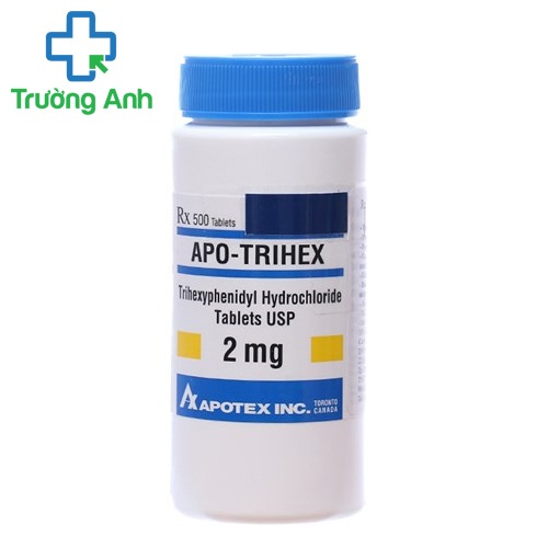 Apo-Trihex 2mg - Thuốc điều trị bệnh Parkinson, rối loạn ngoại tháp