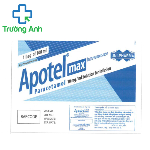 Apotel Max 10mg/ml 100ml - Thuốc giảm đau, hạ sốt hiệu quả