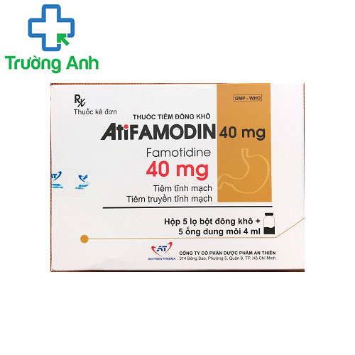 AtiFamodin 40mg - Thuốc điều trị viêm loét dạ dày-tá tràng hiệu quả