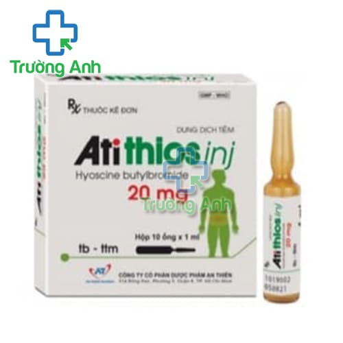 Atithios inj - Thuốc điều trị co thắt đường tiêu hóa hiệu quả của dp An Thiên