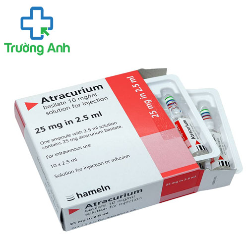 Atracurium - Hameln 10mg/ml (2,5ml) - Thuốc gây mê hiệu quả của Germany