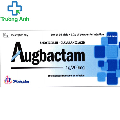 Augbactam 1g/200mg - Thuốc điều trị nhiễm khuẩn hiệu quả của Mekophar