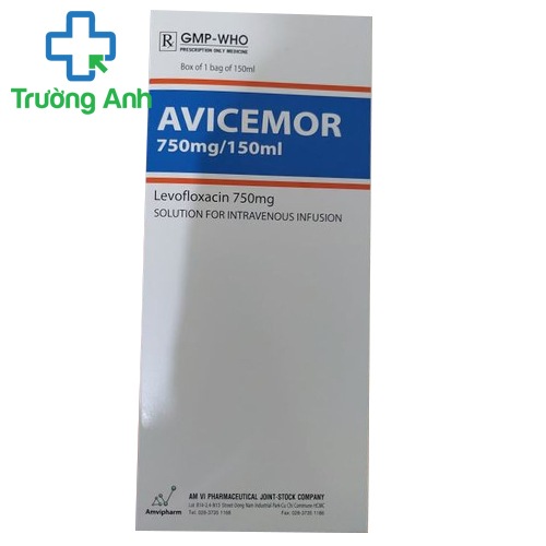 Avicemor 750mg/150ml - Thuốc điều trị bệnh nhiễm khuẩn ở người lớn