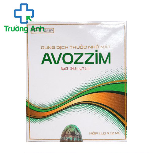 Avozzim (dung dịch) - Thuốc phòng  bệnh đau mắt, giúp dưỡng mắt hiệu quả