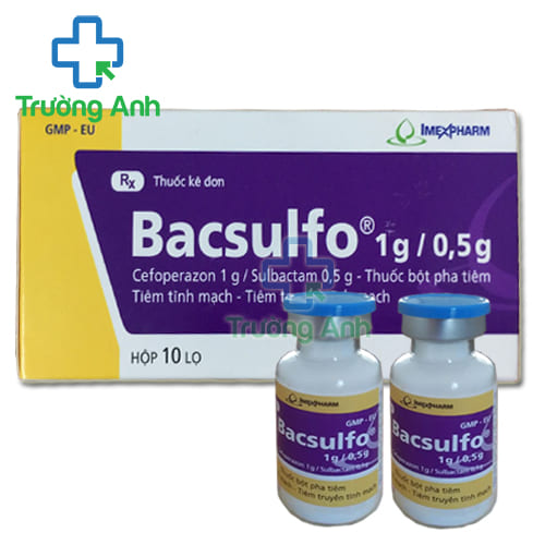 Bacsulfo 1g/0,5g - Thuốc điều trị nhiễm khuẩn hiệu quả của Imexpharm