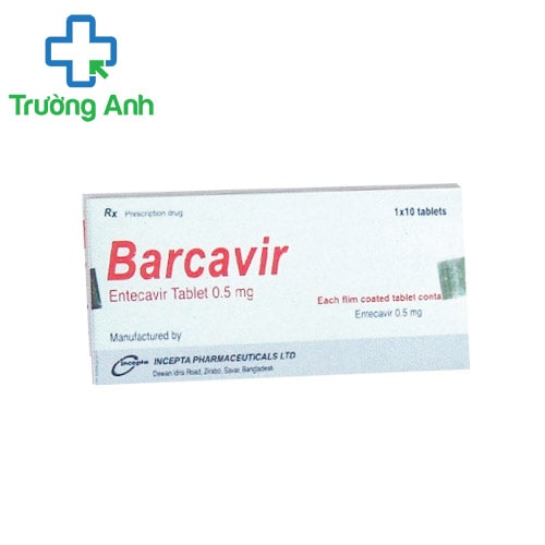 Barcavir - Thuốc điều trị viêm gan B mạn tính ở người lớn hiệu quả