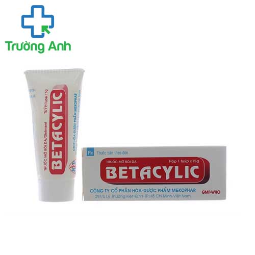 Betacylic Mekophar - Thuốc mỡ bôi ngoài da trị viêm nhiễm hiệu quả