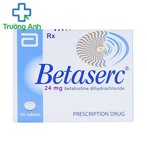 Betaserc 24mg - Thuốc điều trị trứng chóng mặt tiền đình hiệu quả