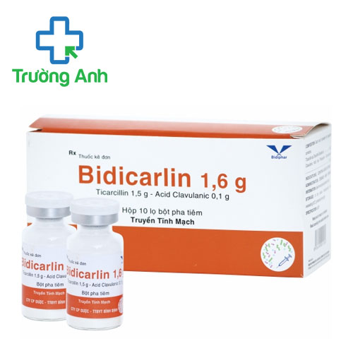Bidicarlin 1,6g - Thuốc điều trị nhiễm trùng hiệu quả của Bidiphar
