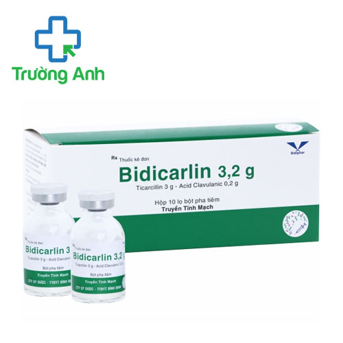 Bidicarlin 3,2g - Thuốc điều trị nhiễm trùng của Bidiphar
