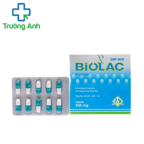 Biolac 500mg Biopharco- Thuốc điều trị tiêu chảy cấp hiệu quả