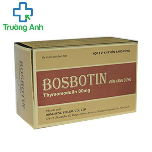 Bosbotin - Thuốc điều trị nhiễm trùng hiệu quả và an toàn