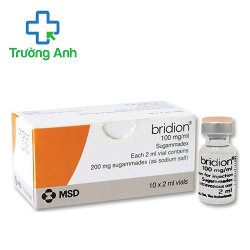 Bridion - Thuốc điều trị phong bế thần kinh cơ hiệu quả của Mỹ