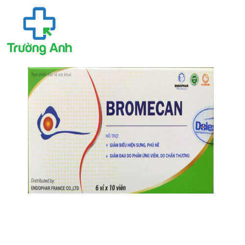 Bromecan - Hỗ trợ giảm biểu hiện sưng, phù nề