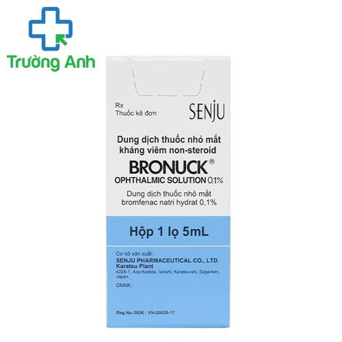 Bronuck - Thuốc điều trị nhỏ mắt hiệu quả và an toàn