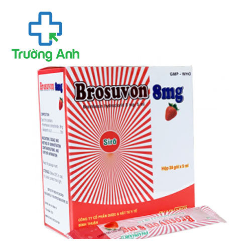 Brosuvon 8mg Phapharco - Điều trị nhiễm trùng đường hô hấp