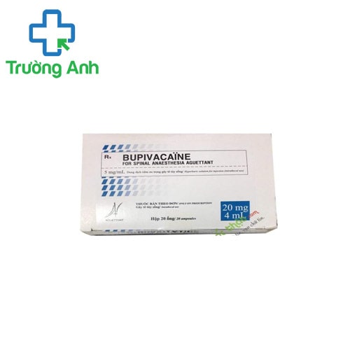 Bupivacaine for spinal anaesthesia Aguettant 5mg/ml - Thuốc gây tê tủy sống