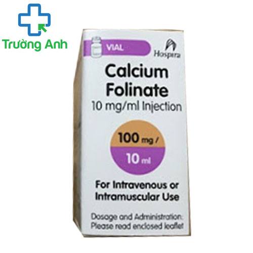 Calcium Folinate 10mg/10ml Hospira - Thuốc điều trị rối loạn tế bào máu hiêu quả