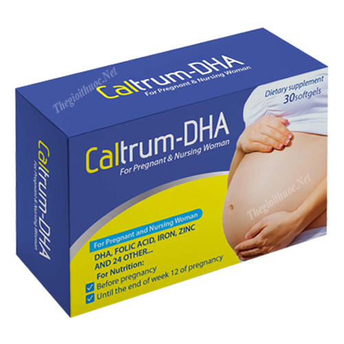 Caltrum DHA - Thuốc bổ sung vitamin cho phụ nữ mang thai hiệu quả