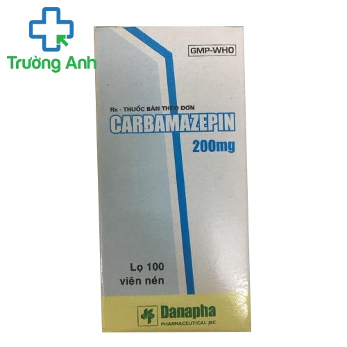 Carbamazepin 200mg Danapha - Thuốc chữa động kinh hiệu quả
