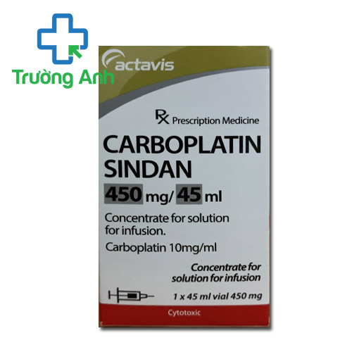 Carboplatin Sindan 450mg/45ml - Thuốc điều trị ung thư hiệu quả của Romania