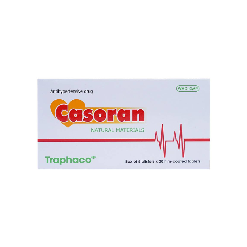 Casoran (viên) - Thuốc điều trị tăng huyết áp an toàn hiệu quả