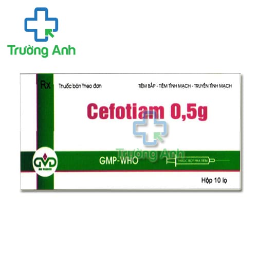 Cefotiam 0,5g MD Pharco - Thuốc điều trị nhiễm khuẩn hiệu quả