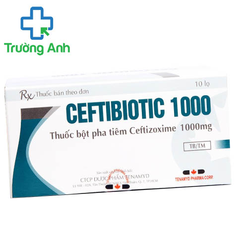Ceftibiotic 1000 Tenamyd - Thuốc điều trị nhiễm trùng hiệu quả 