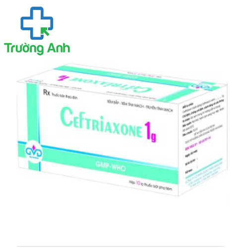 Ceftriaxone 1g MD Pharco - Thuốc điều trị nhiễm khuẩn hiệu quả