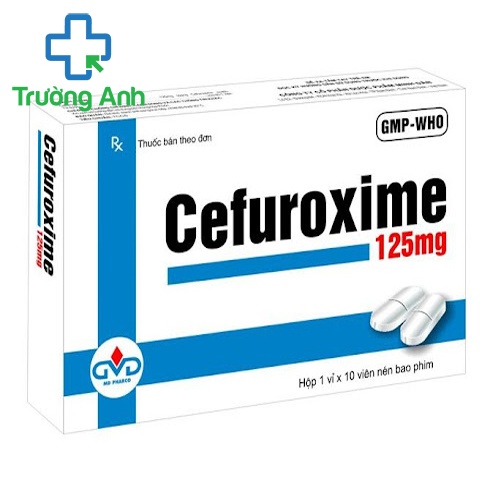 Cefuroxime 125mg MD Pharco (viên) -Thuốc chữa viêm phổi hiệu quả 