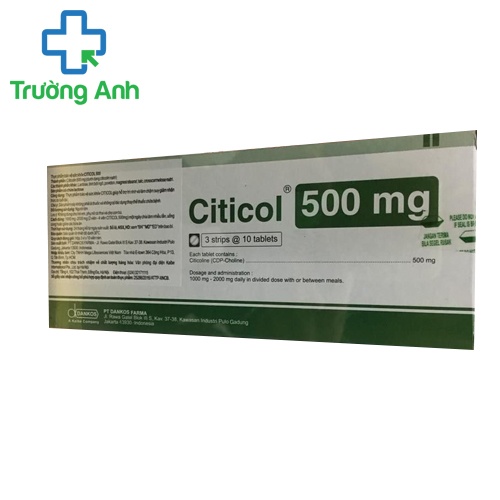 Citicol 500mg - Thuốc điều trị chấn thương mạch máu não hiệu quả