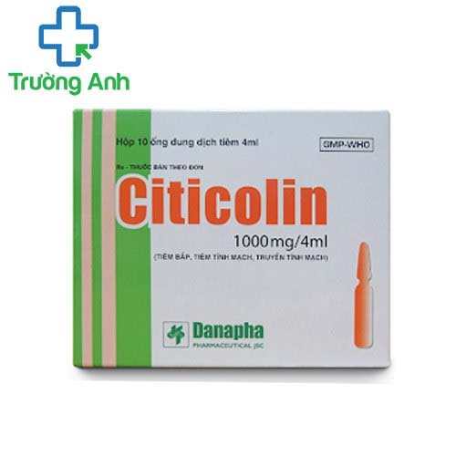 Citicolin 1000mg/4ml Danapha - Điều trị rối loạn ý thức