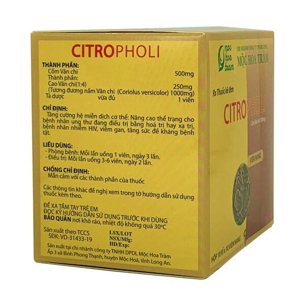 Citropholi - Giúp tăng cường hệ miễn dịch hiệu quả