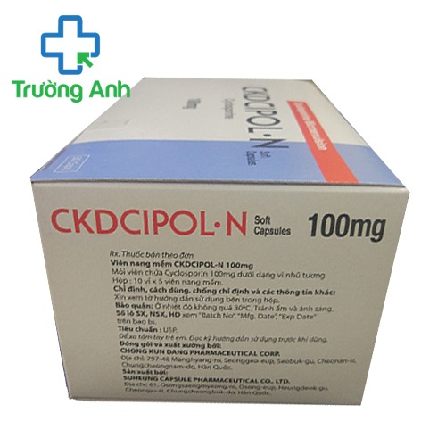 CKDCipol-N 100mg - Thuốc điều trị ghép tạng hiệu quả